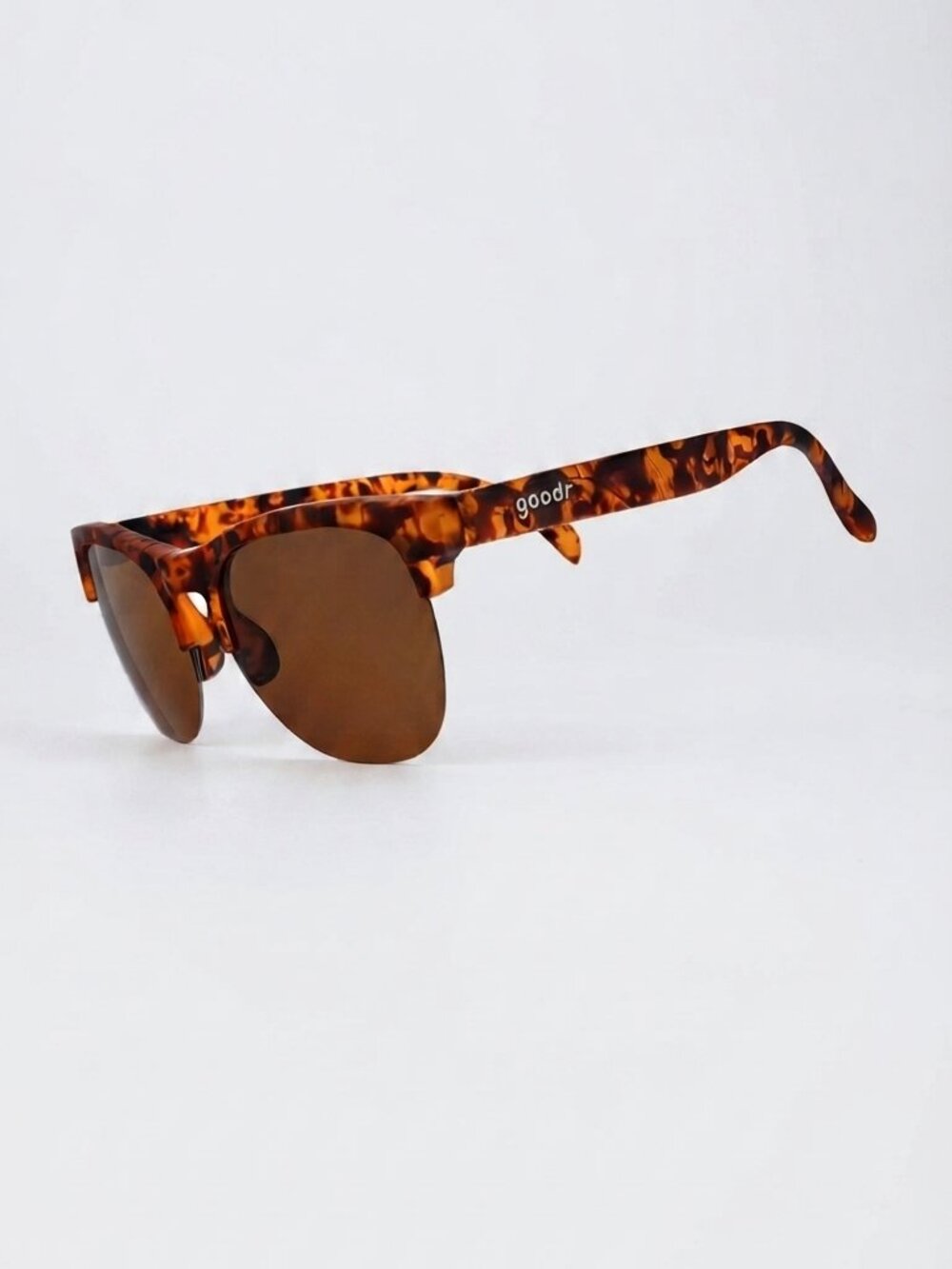 goodr Avant G Positively Cosmopolitan Sunglasses - Brown tortoise